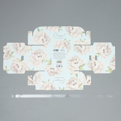 Цена за 3 шт. Переноска влагостойкая для цветов Цветы, 15 х 10 х 13 см - Дарите счастье фото 7