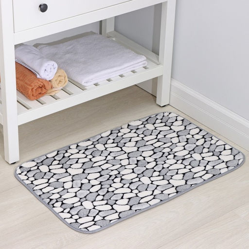 Коврик для ванной и туалета Доляна Галька, 50?80 см  фото 7