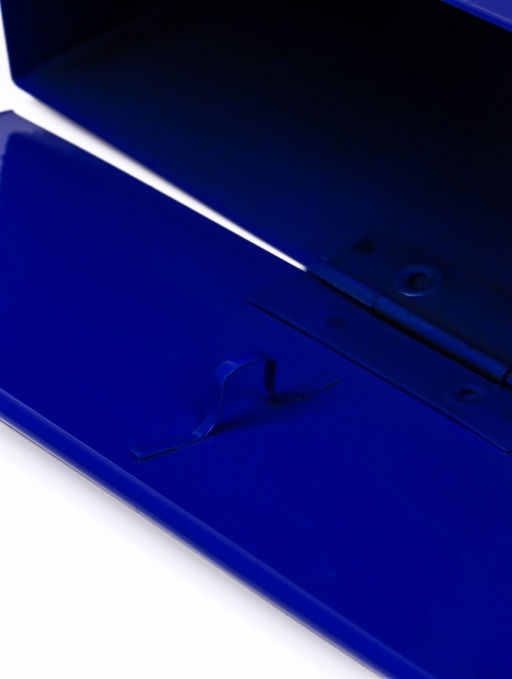 Ящик почтовый с замком, вертикальный "Филин", синий