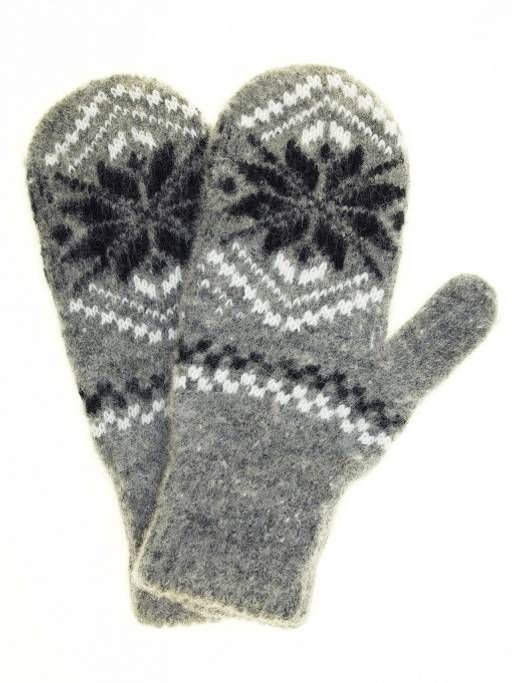 Варежки женские Звезда три цвета - Рассказовские варежки фото 2