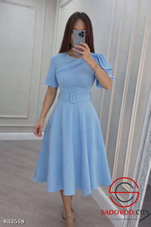Платье женское с поясом - Bruno фото 2