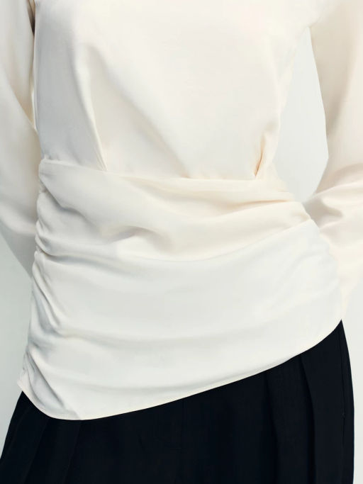 Асимметричная блуза из вискозы / Zarina