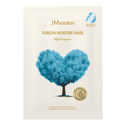 JMsolution Purelyn Moisture Mask Hydrangea, 30ml*1ea - Увлажняющая тканевая маска с гортензией