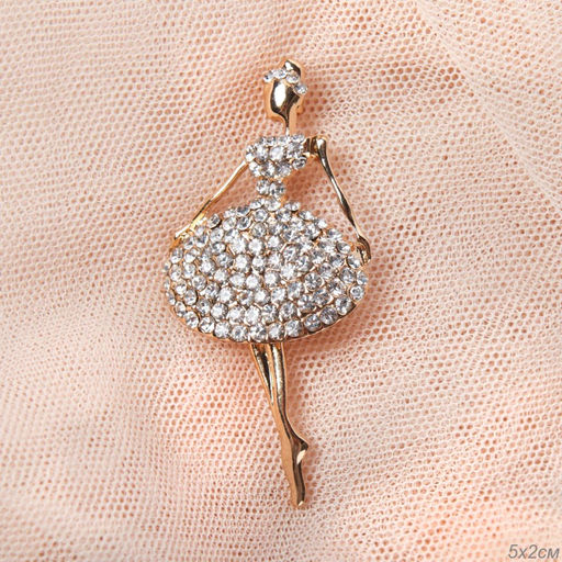 Брошь Балерина / GM273-21 /уп 12/