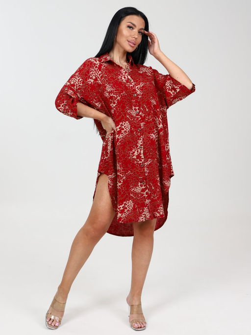 217 ТУНИКА (Бордовый) - А-дина фото 3