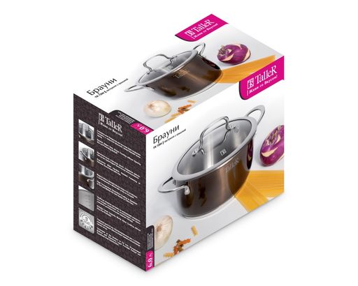 Кастрюля TalleR TR-17293 Брауни 3,6 л  фото 4