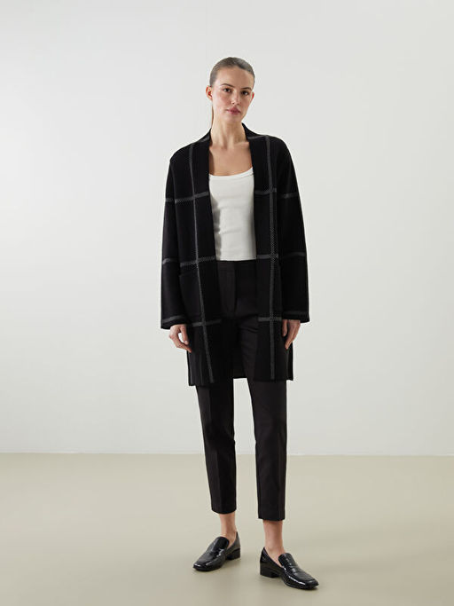 ?al Yaka Ekose Kad?n Triko H?rka