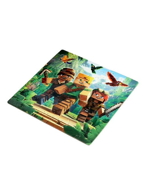 Пазл в рамке «Мир пикселей», 54 детали