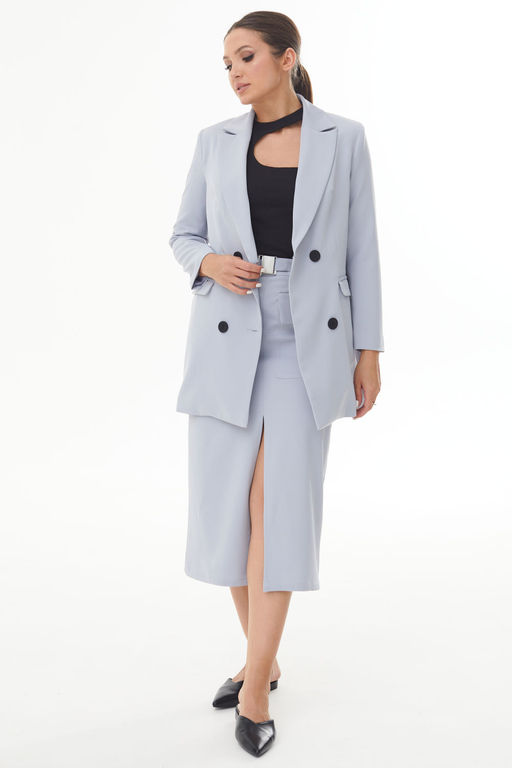 Юбка AURA 5036-164 светло-серый  фото 4