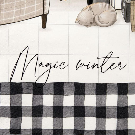 Полотенце Этель Magic winter 40х73 см, 100% хл, саржа 190 гр/м2  фото 4