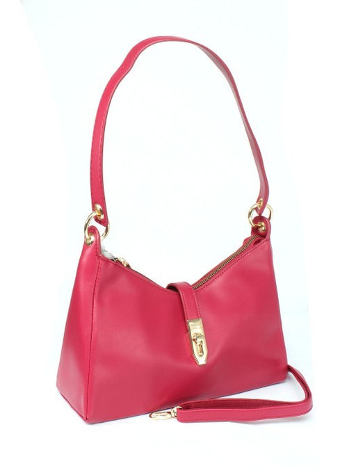 Сумка женская искусственная кожа DJ-СМ 6731-ROSE RED, 1отд, плечевой ремень, фуксия SALE 257775 - Adelia фото 6