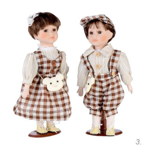 Сувенир коллекционный Мальчик и Девочка 2 штуки набор 31 см / 1213 /уп 24/ - Галеонтрейд фото 4
