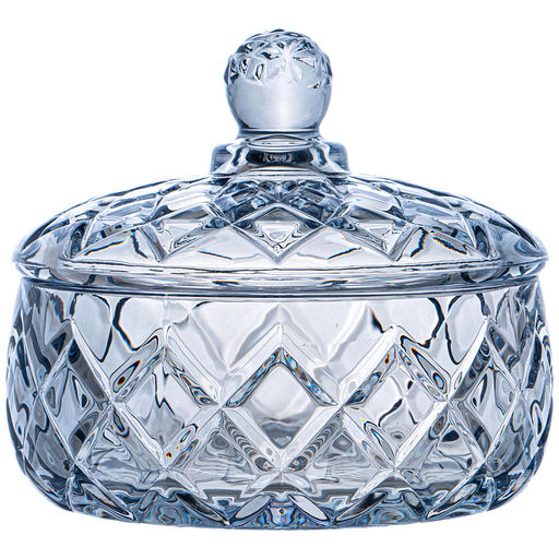 ЕМКОСТЬ ДЛЯ ХРАНЕНИЯ LEFARD С КРЫШКОЙ DIAMANT BLUE 12*10СМ , 320 мл  фото 2