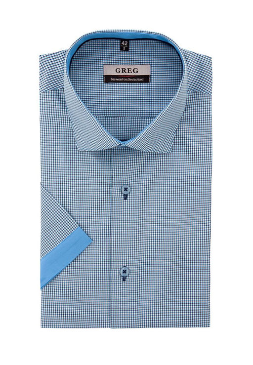 Сорочка мужская короткий рукав GREG 234/109/37/KZS/1  фото 3