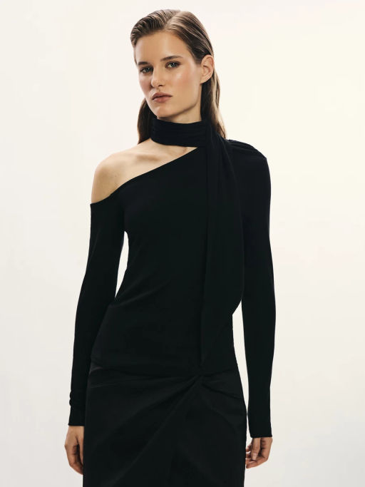 Лонгслив с шарфом / Zarina