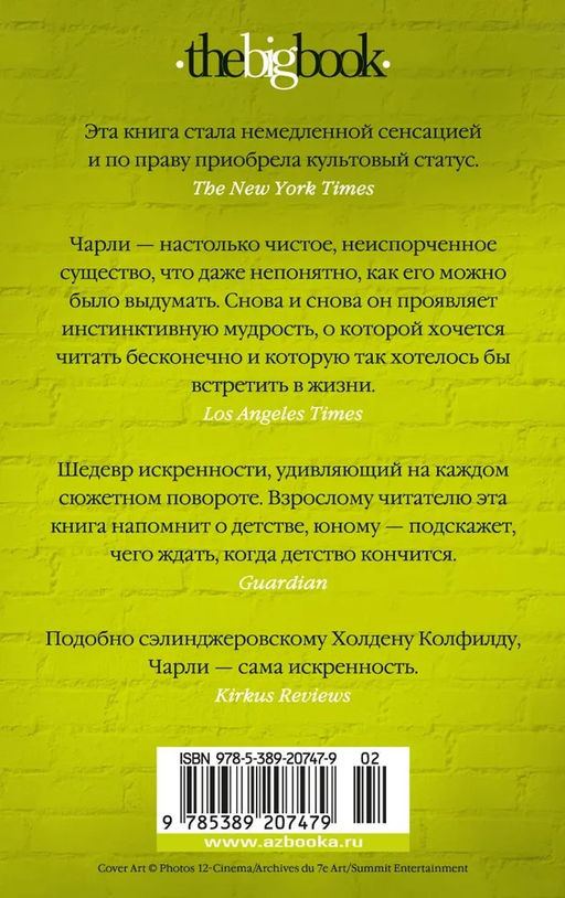Хорошо быть тихоней (мягк/обл.). Чбоски С. - Азбука фото 3