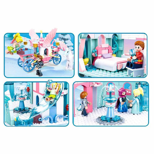 Конструктор Розовая Мечта Sluban «Зимние сказки», 1324 детали