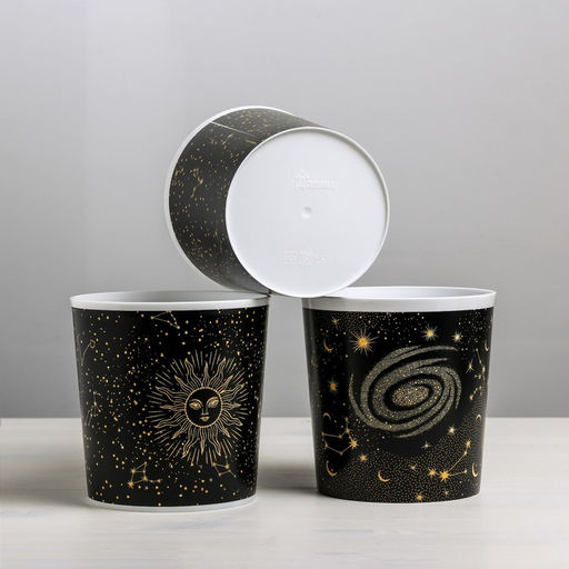Набор кашпо 3 в 1 «Созвездие», 1,6 л, 14 х 14 см