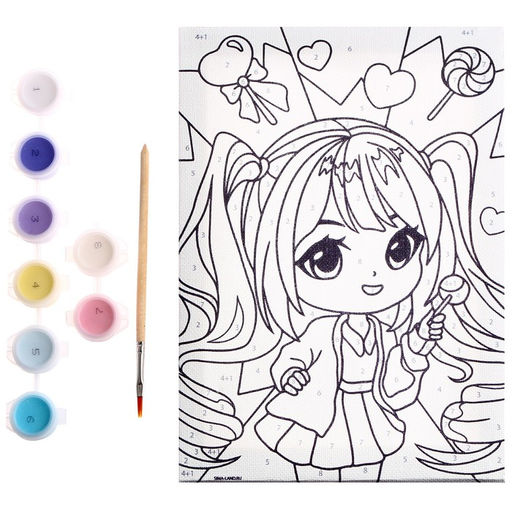 Картина по номерам Сладкое настроение, 21 15 см - Школа талантов фото 5