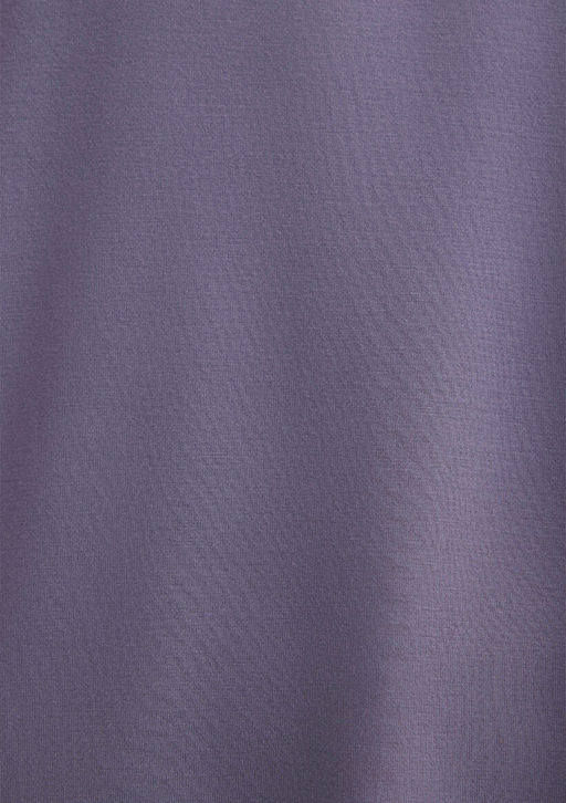 Dusuk Omuz Mor Basic Tisort - Mavi фото 7