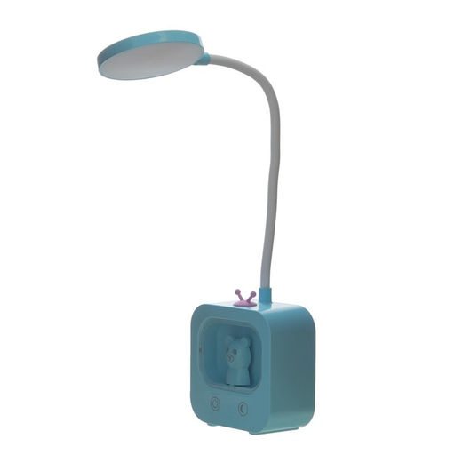 Лампа настольная RISALUX «Мишка», светодиодная, 5 Вт, USB, АКБ, МИКС, 5×10×43 см
