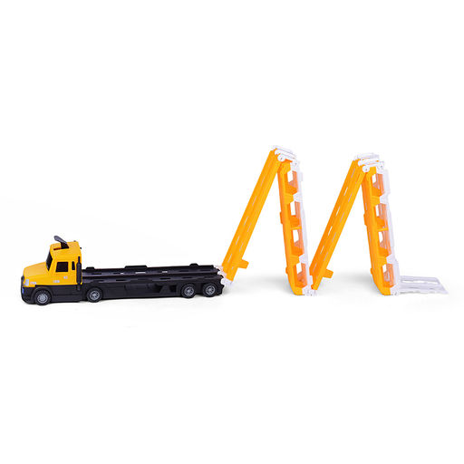 Автовоз "Тягач" желтый, в коробке