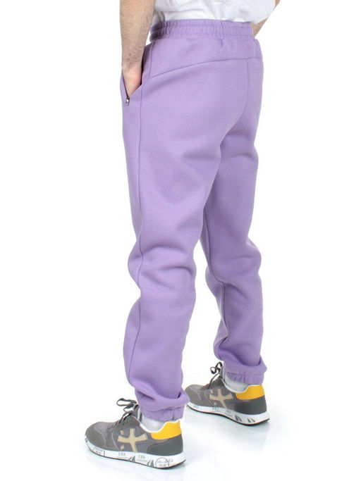 C42BR LILAC Брюки спортивные мужские (90% хлопок, 10% полиэстер) - Fashion фото 4