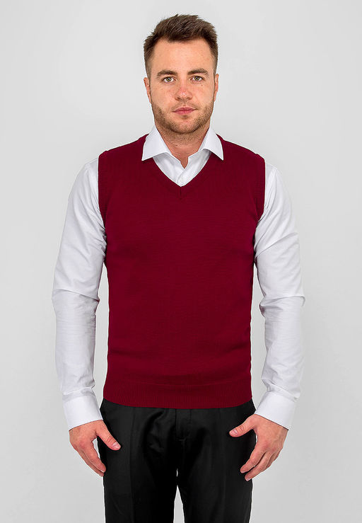 Жилет мужской CASINO c125-бордовый  фото 7