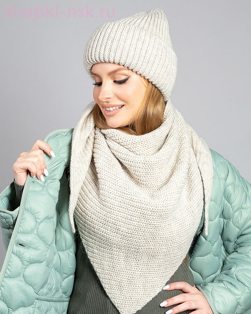 M 1133 S 1133 Комплект женский (колпак+косынка) (56-58)