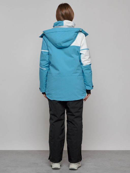 Горнолыжный костюм женский зимний голубого цвета 02321Gl - Chunmai фото 25