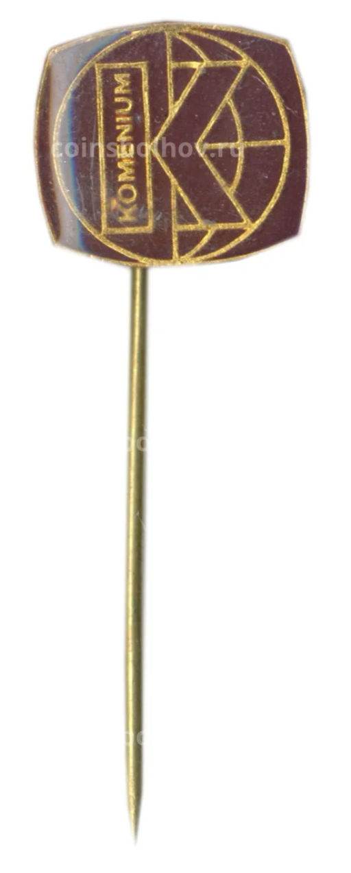 Значок рекламный Komenium