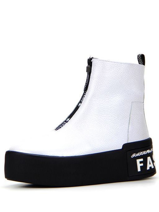 Ботинки EDART 225.fashion.white/шерсть