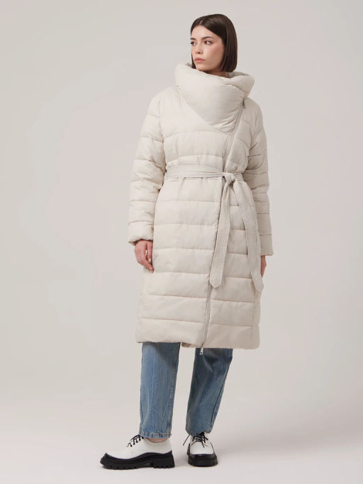 Пальто женское 1241123004 beige - Eleganzza фото 3