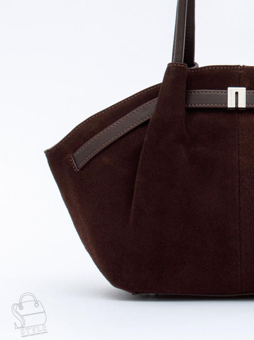 Сумка женская кожаная 2346YF d.coffee Polina&Eiterou в Новосибирске