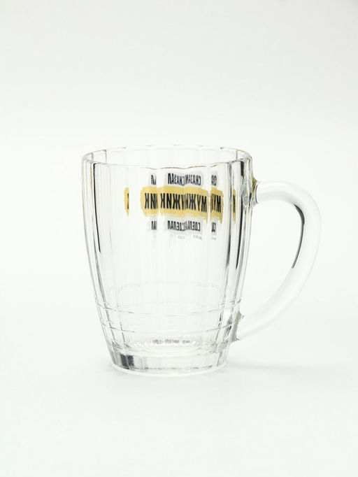 Кружка стеклянная пивная Мужик, 500 мл