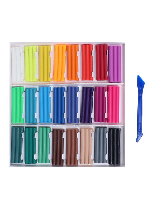 Пластилин мягкий (восковой) Calligrata, 24 цвета, 360 г  фото 12