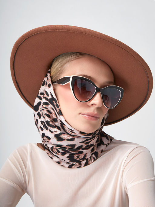 Большой, мягкий, тонкий и очень нежный платок с рисунком. - Tantino фото 2