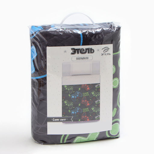 Покрывало Этель 1,5 сп Game over 145*2105 см, микрофибра  фото 4