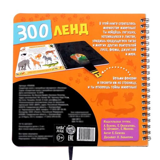 Секретная книга с волшебным фонариком Зооленд, 22 стр. - Буква-Ленд фото 8