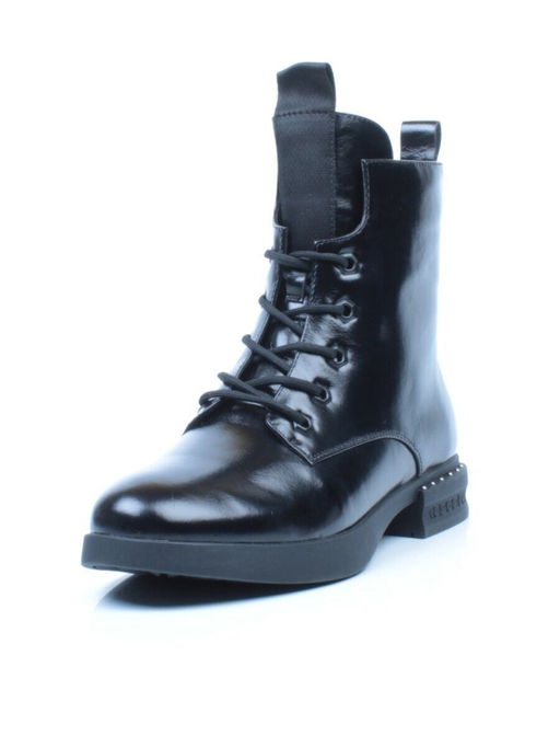 01-CH6315-21B100M BLACK Ботинки демисезонные женские (натуральная кожа, байка) - Фабричный китай фото 6
