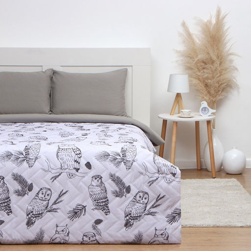Покрывало LoveLife евро Owls 200*2105см, микрофайбер, 100% п/э