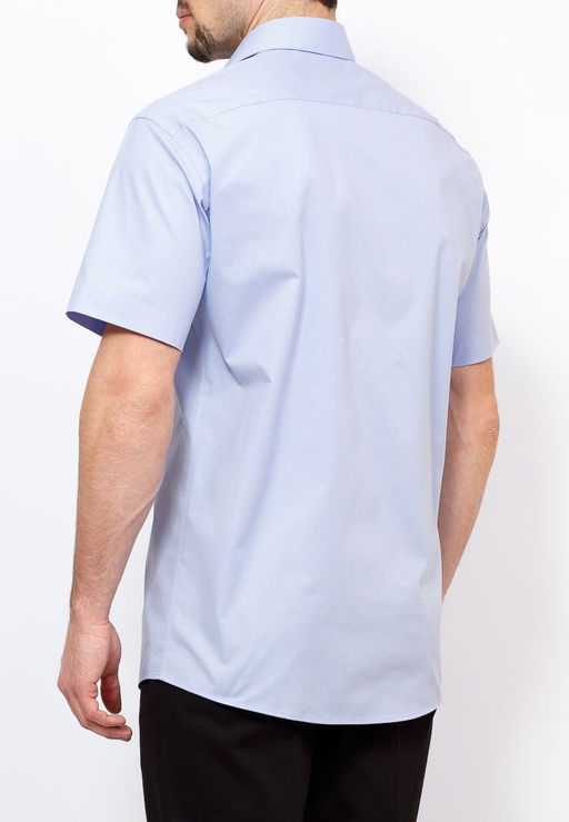 Сорочка мужская короткий рукав GREG 220/107/6403/Z STRETCH  фото 8