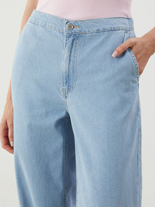 Beli Lastikli Jogger Kad?n Jean Pantolon