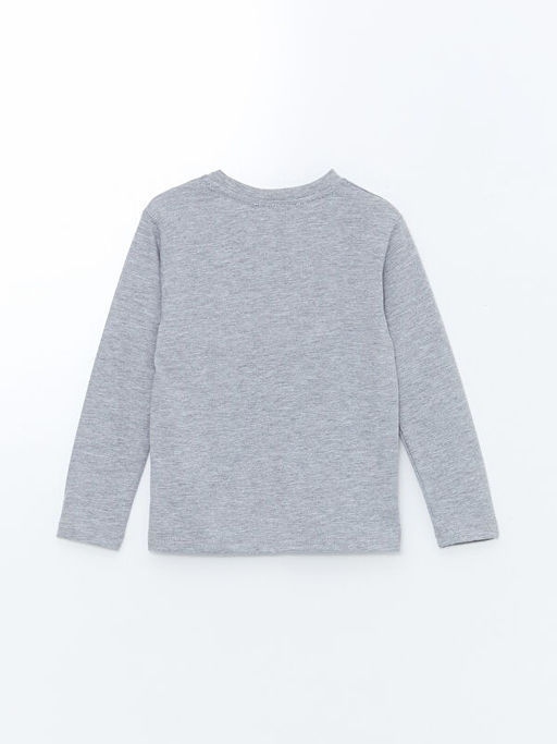 Bisiklet Yaka Bask?l? Erkek Bebek Ti??rt - Waikiki фото 2