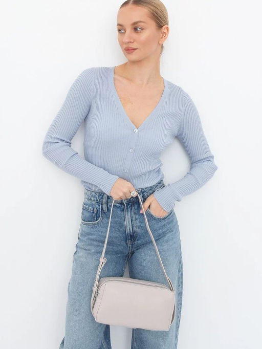 Сумка 2413Y l.gray Polina&Eiiterou