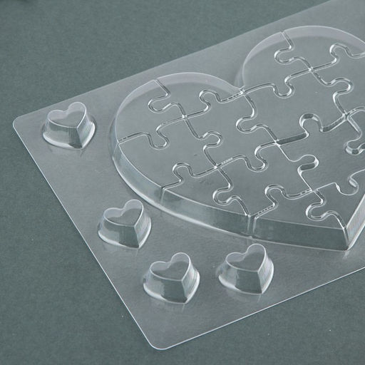 Цена за 10 шт. Форма для шоколада Сердце, 21?14 см