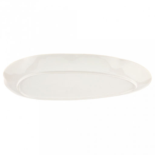 Флора Тарелка мелкая фарфоровая 293х155х25мм, ассиметричная форма, в коробке (Китай) - Домашняя мода фото 4