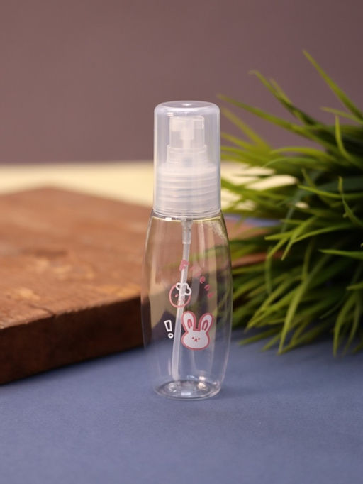 Дорожная бутылочка "Bear rabbit", pink (85 ml)