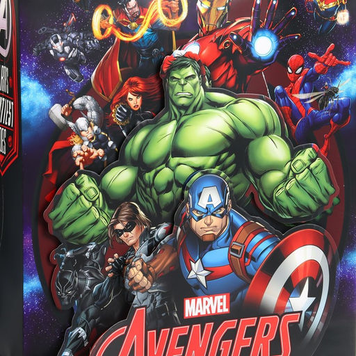 Пакет подарочный 3Д 40х31х11.5 см, Мстители