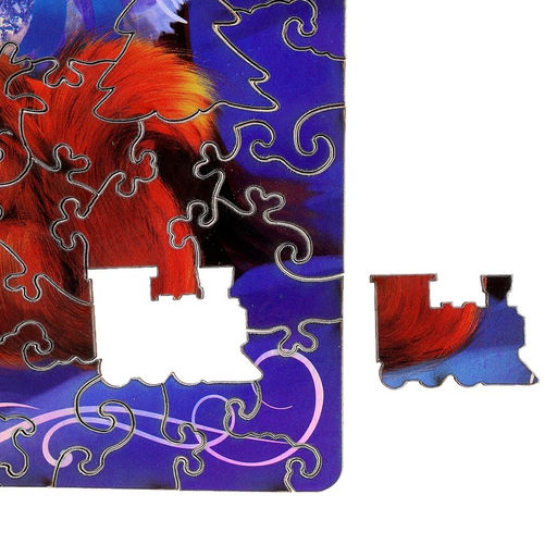 Пазл фигурный Зимняя краса, голографические детали - Puzzle фото 6